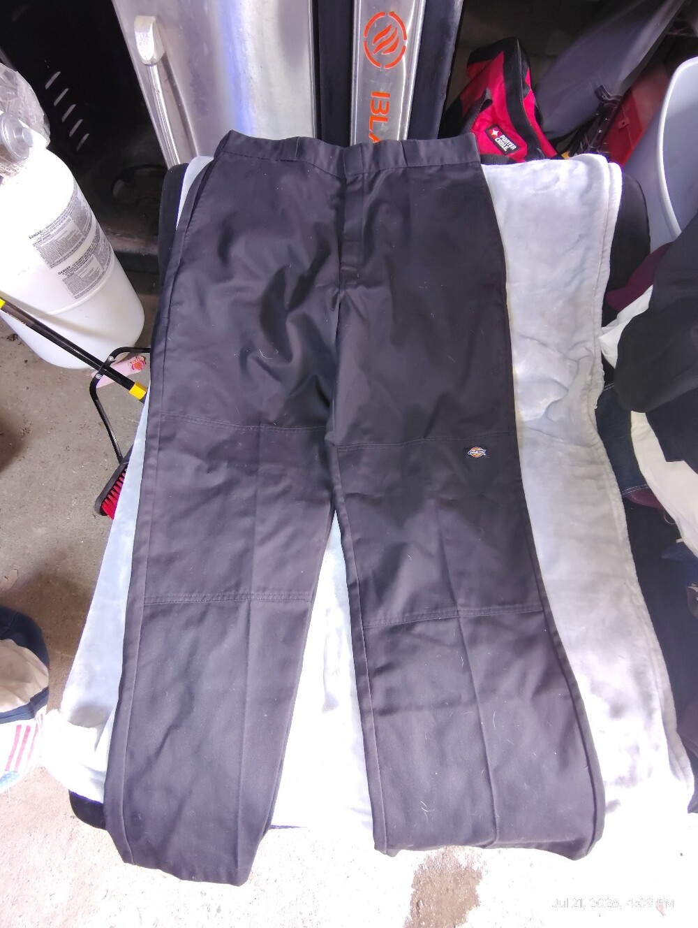 Dickies Men’s Black Straight-Leg Work Pants